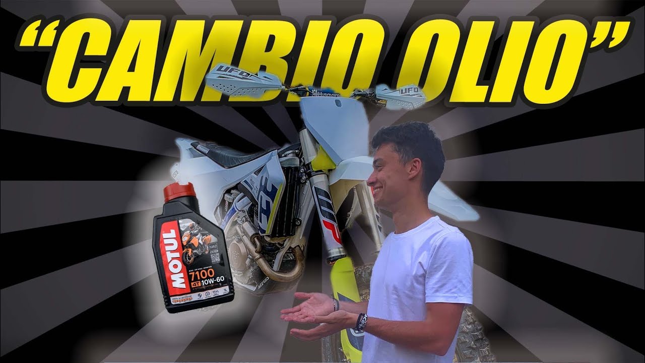 COME CAMBIARE L’OLIO MOTORE 🔧 ? | TAGLIANDO MOTO ⚡️| HUSQVARNA FC 250 🥵 #dirtbike #tutorial