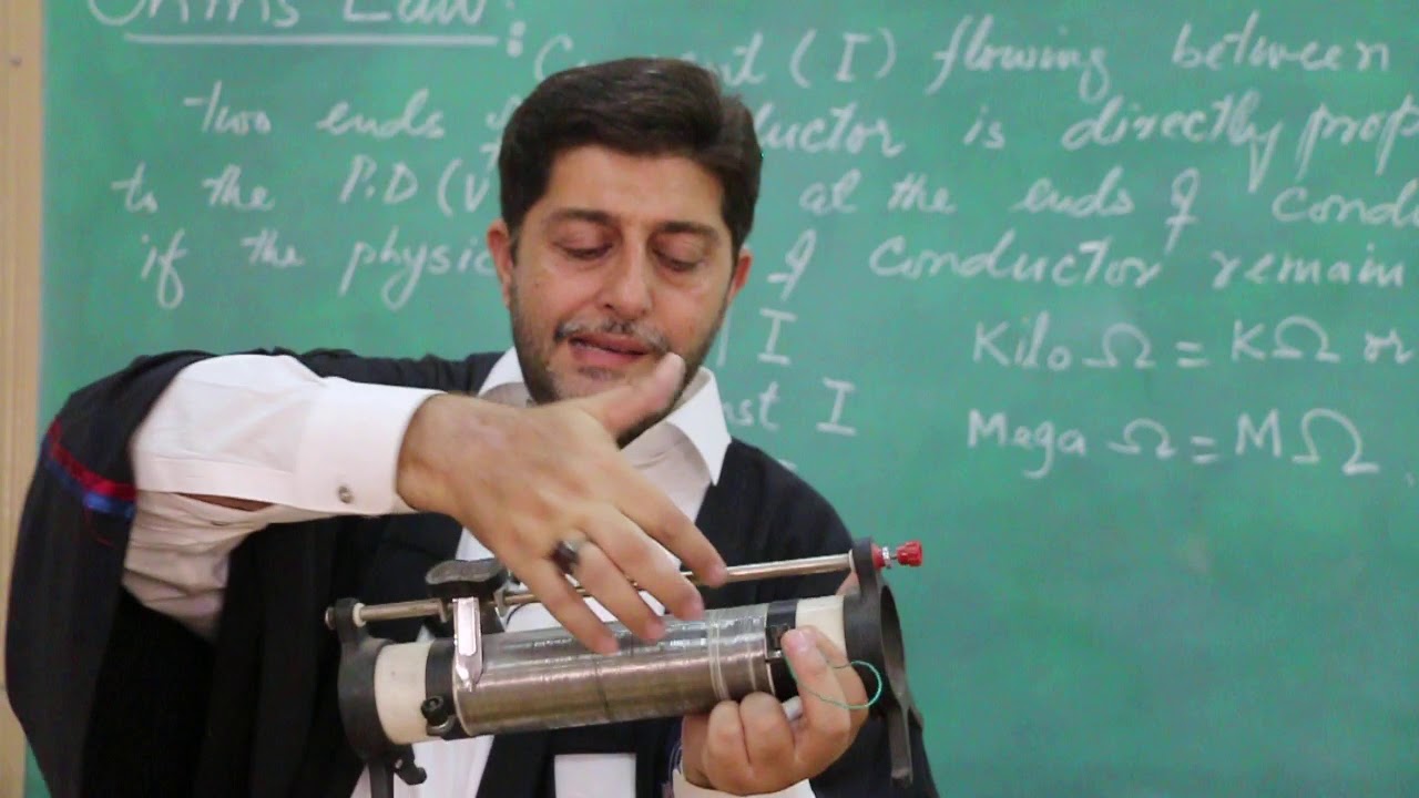 10th physics, Ohm's Law, #Ohm_Law, Pakistan physics, Urdu/Hindi