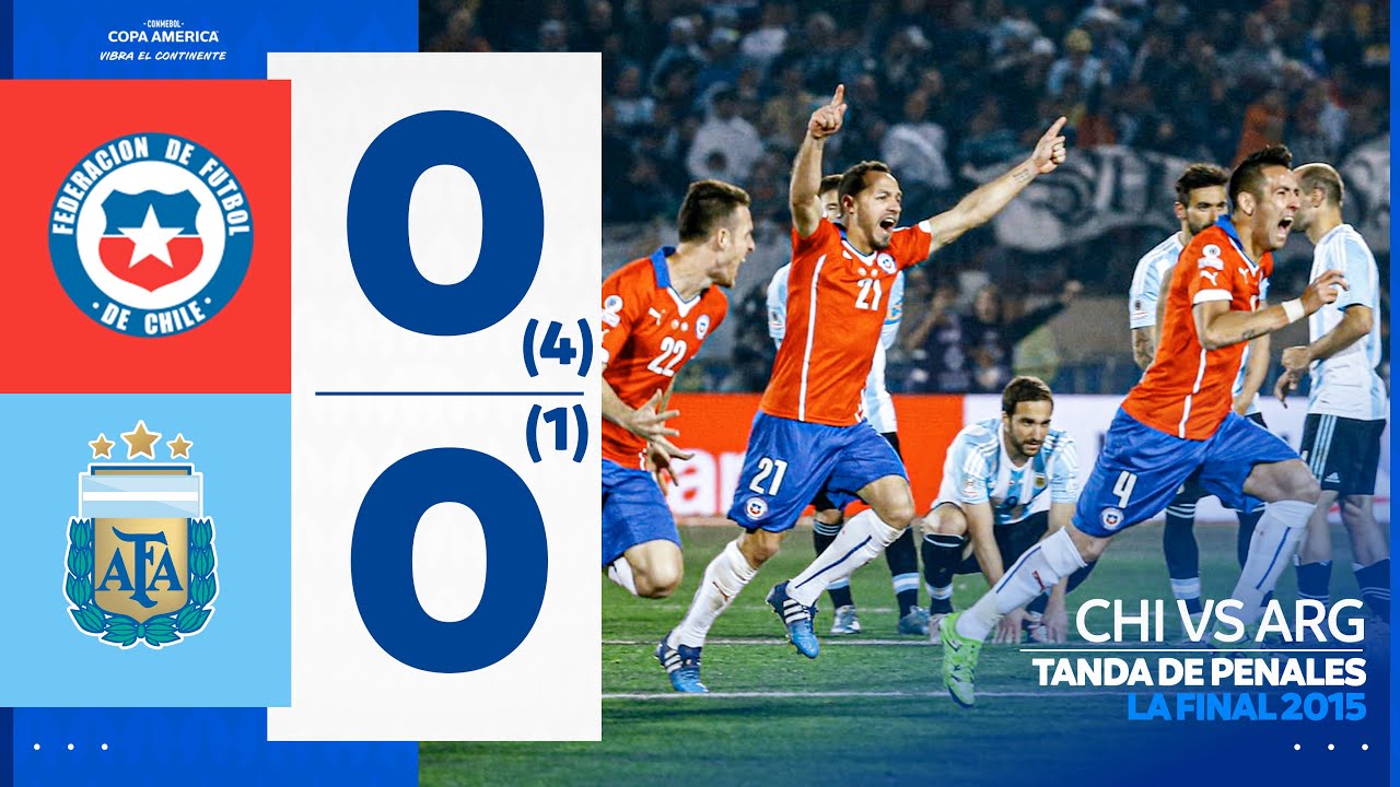CHILE (4) 0-0 (1) ARGENTINA | Tanda de Penales | FINAL | CONMEBOL Copa Am&eacute;rica 2015&trade;