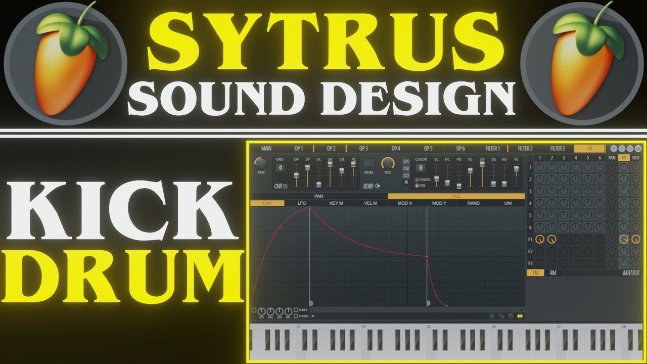 How To Kick Drum in Sytrus | FL Studio 20 Tutorial