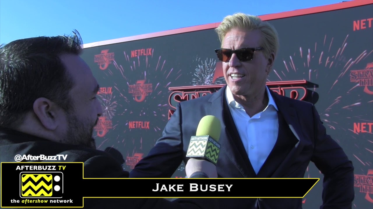 Jake Busey talks wearing fake breasts in season 3 of 'Stranger Things'