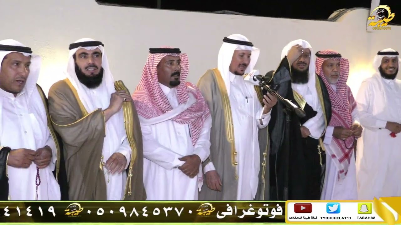 حداية قبيلة عتيبة بمناسبة زواج ابن الشيخ الدكتور محمد بن عبدالله الحجوري  عبدالله