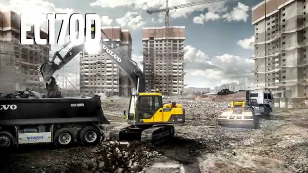 Volvo EC170D Crawler Excavator promotional video