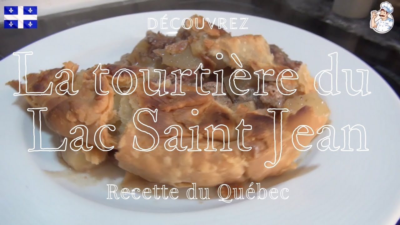 Tourtière du lac Saint Jean. Recette du Québec pour l'automne et l'hiver