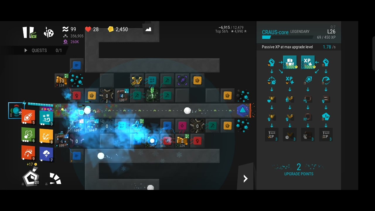 Infinitode 2 - Level 6.4 Endless - Low Research - 200 Wave