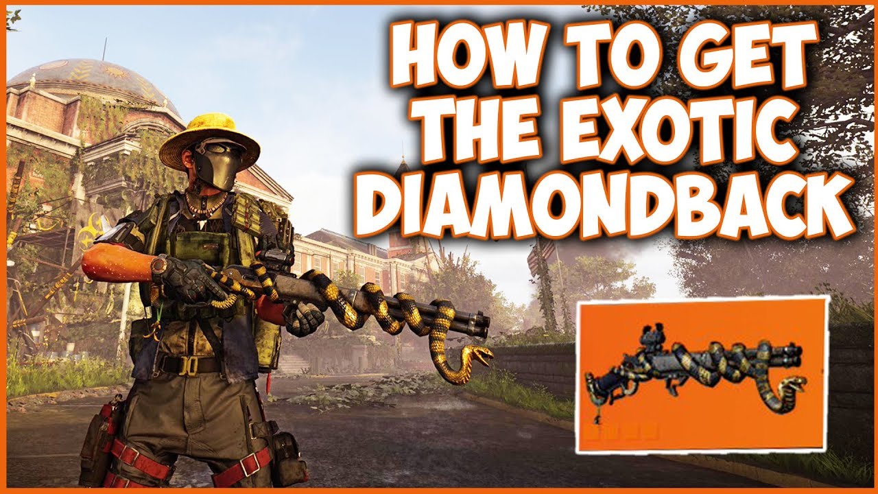 HOW TO GET THE EXOTIC RIFLE THE DIAMONDBACK IN THE DIVISION 2