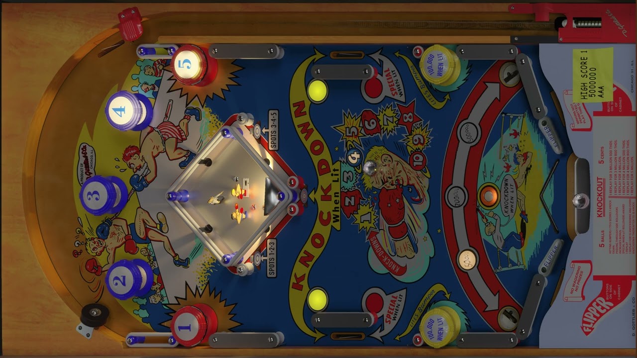 Knock Out (Gottlieb 1950) VPX