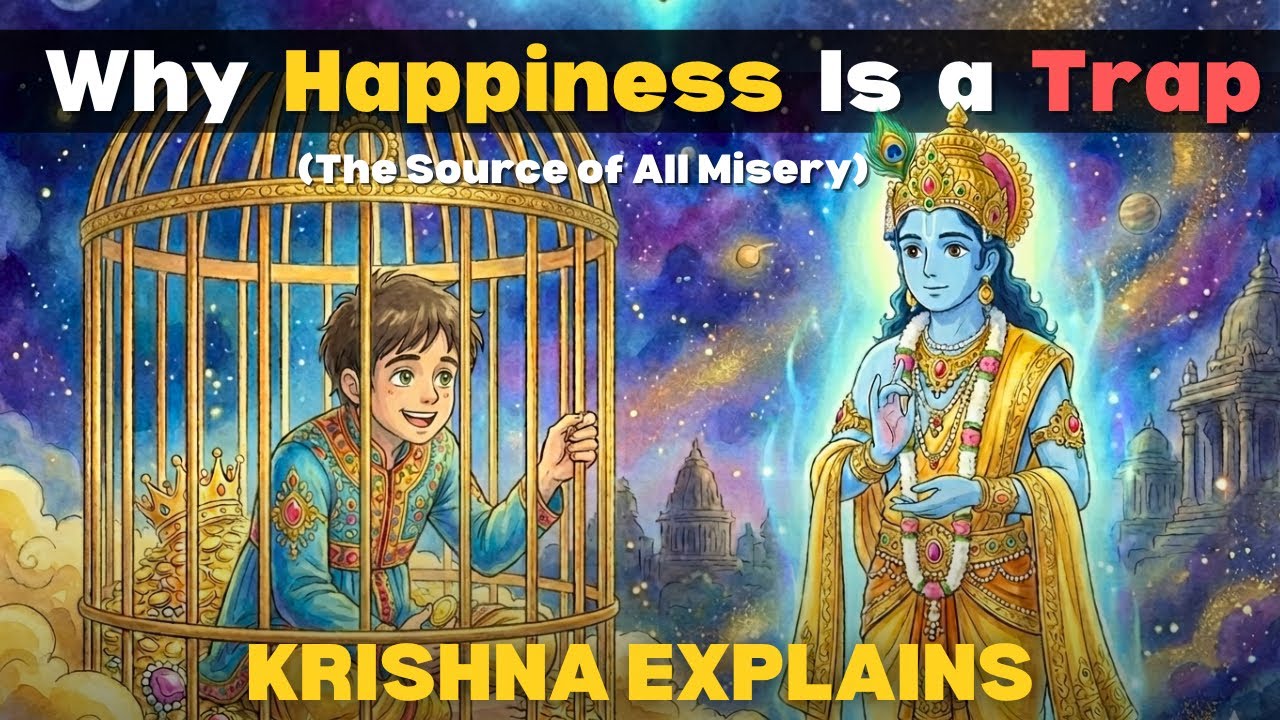 Krishna Explains: Why Happiness Is a Trap (The Source of All Misery)
