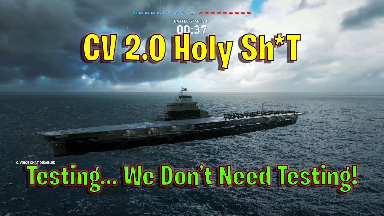 CV 2.0 is Way Too Spicy in World of Warships Legends!