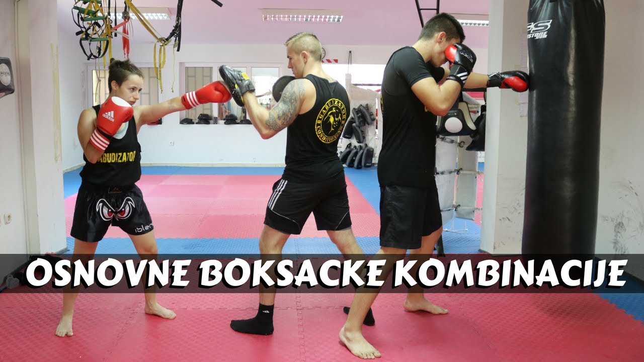 BOKSACKE KOMBINACIJE ZA POCETNIKE  NA VRECI I U PARU