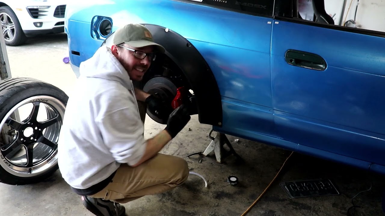 240SX Big Brake Upgrade – 300ZX Swap & Full HEL Line Refresh