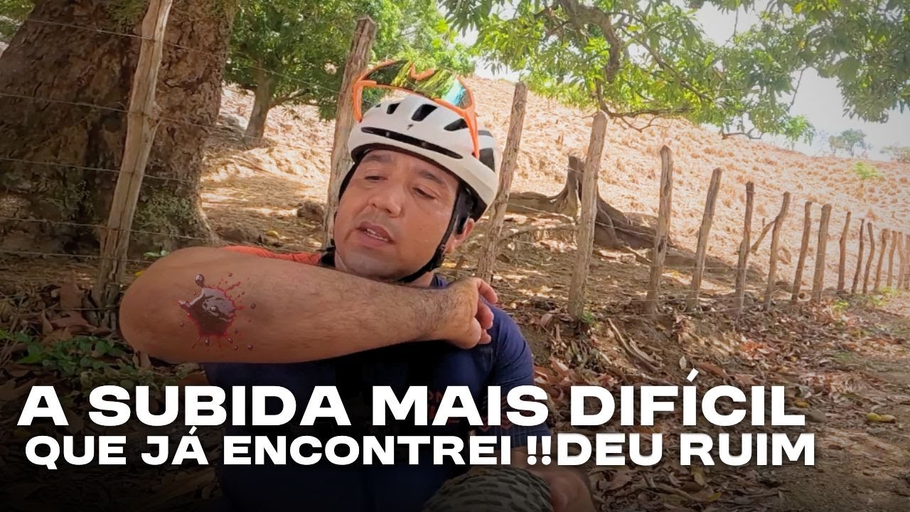 O Tombo na Subida: Tentei, mas a Pedra não Deixou! 🤣#tônabike
