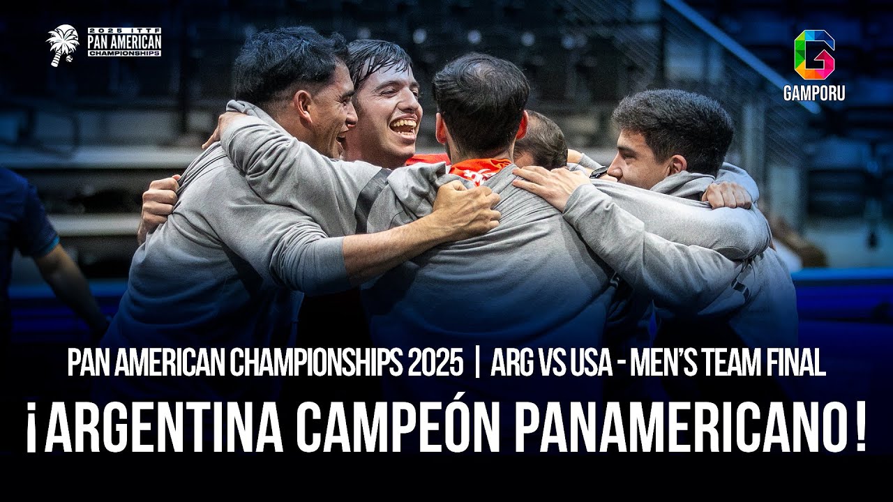Аргентина против США | Финал чемпионата Панамерики по настольному теннису 2025 года — мужские ком...