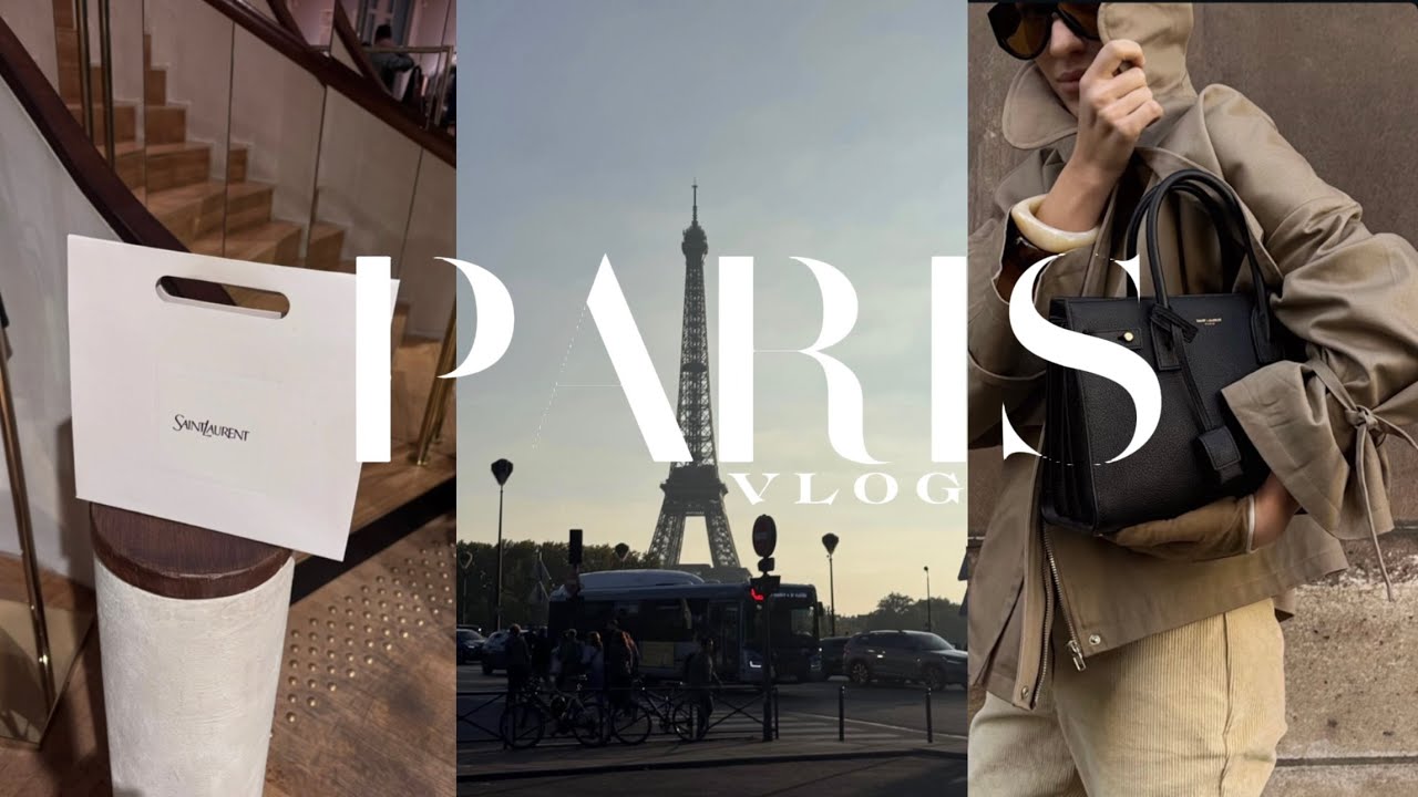 PARIS VLOG | осінній Париж з подругою, shopping в YSL & Louis Vuitton, смачні місця