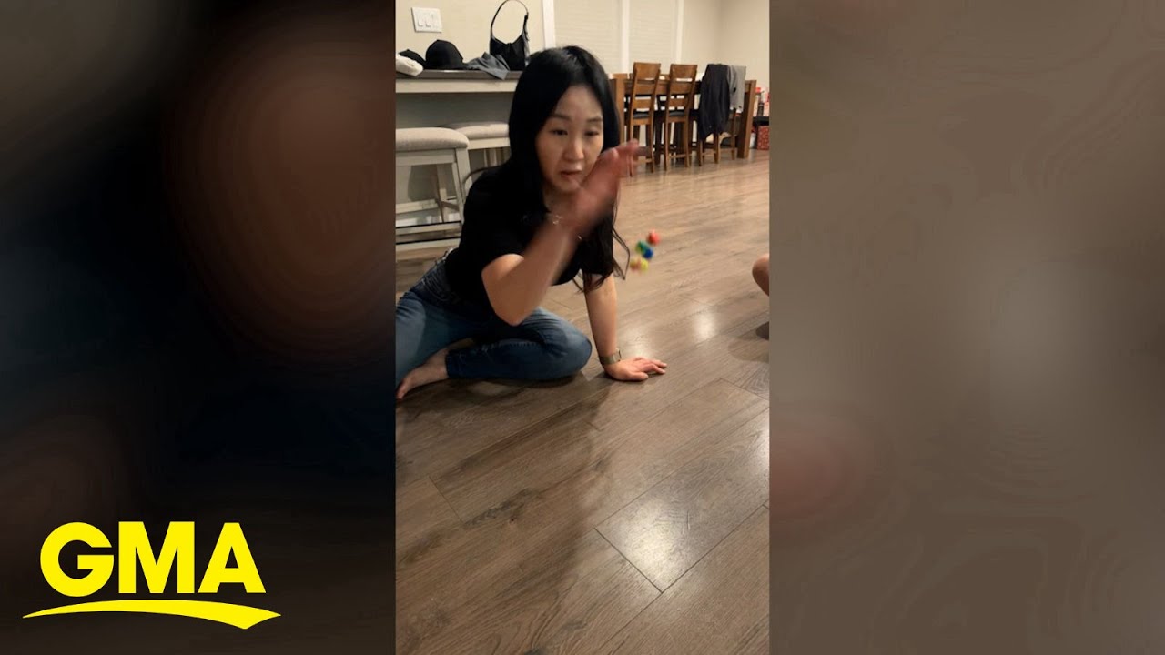 Mom crushes 'Squid Game' season 2 gonggi challenge