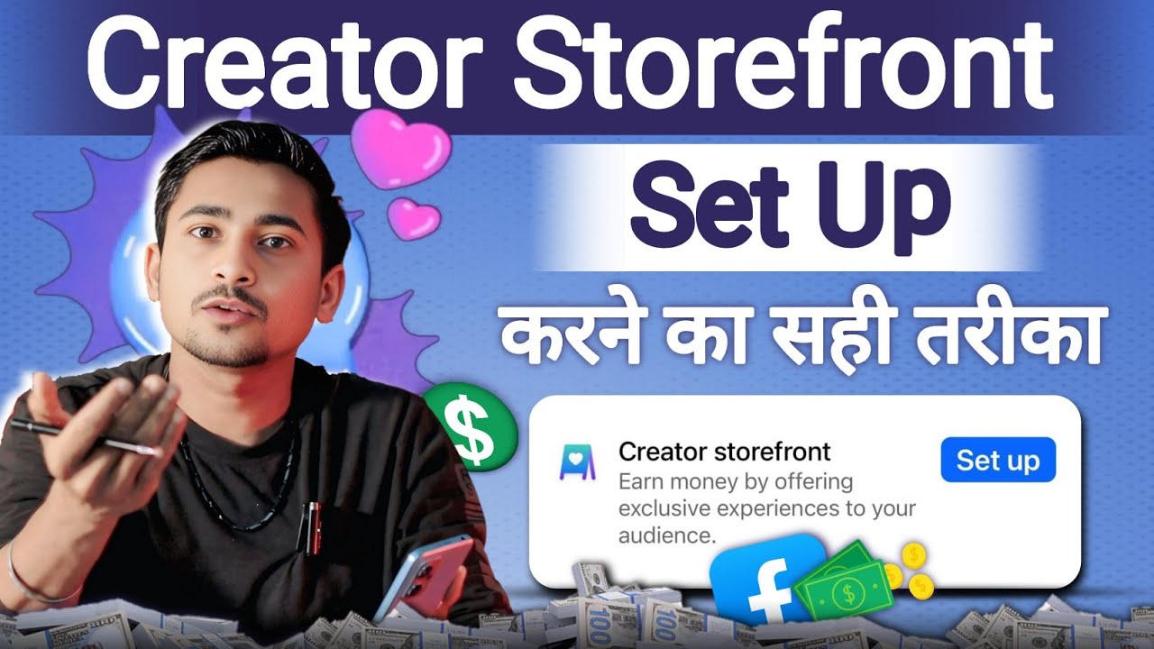 Facebook creator storefront setup ✅| Creator storefront se paise kaise kamaye