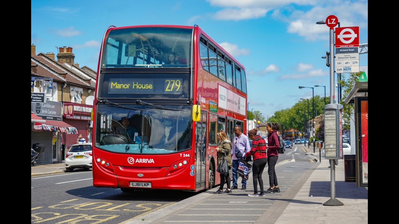 Buses around Ponders End on 17th June 2019