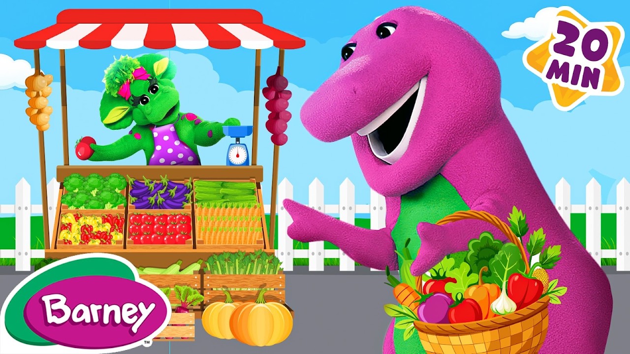 Yes Yes Vegetables | Healthy Choices | More Barney Nursery Rhymes and Kids Songs