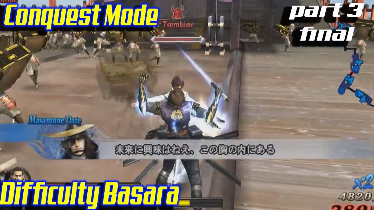 Massamune Date Conquest Part 3 - Basara Mode | Basara 3 Utage