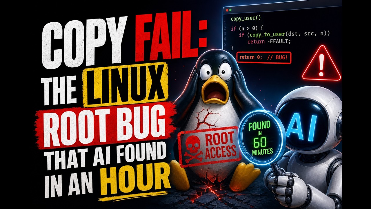 Copy Fail: ошибка root в Linux, обнаруженная ИИ за час.