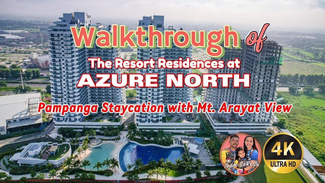 Видеообзор курортных резиденций Azure North | Отдых в Пампанге с видом на гору Арайат