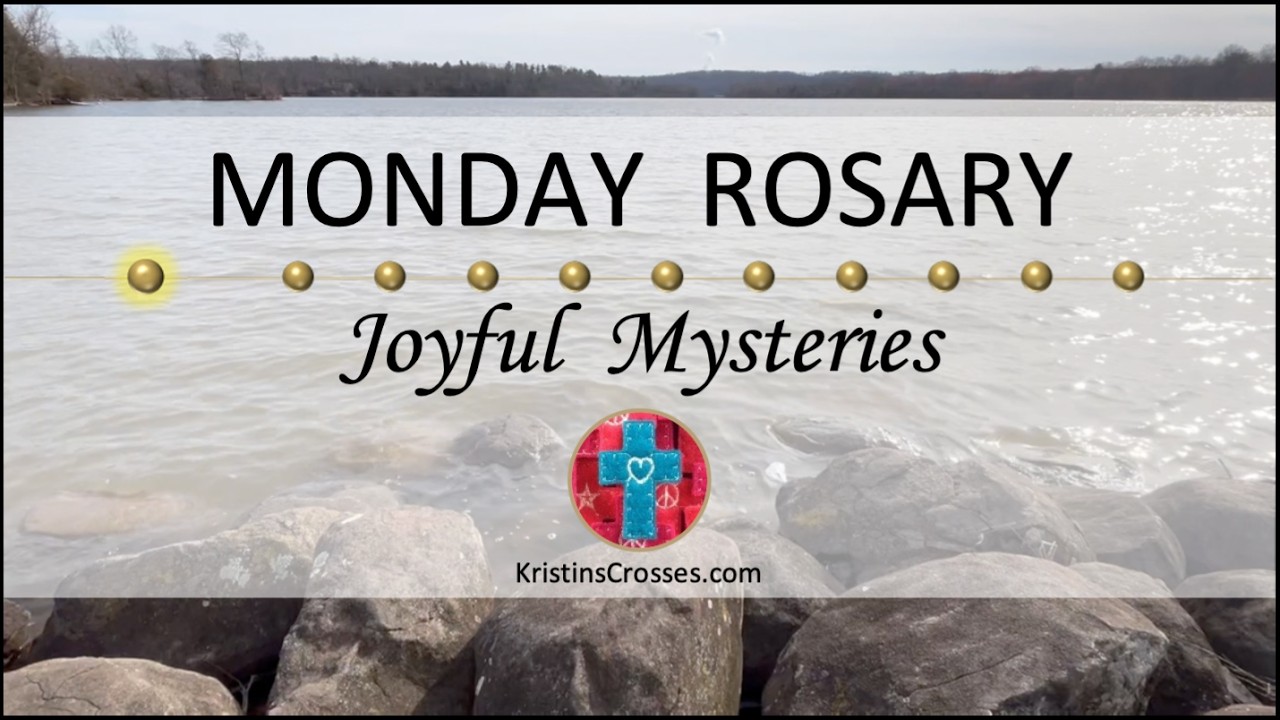 Monday Rosary &bull; Joyful Mysteries of the Rosary 💙 Monday of Holy Week, March 30, 2026 VIRTUAL ROSARY