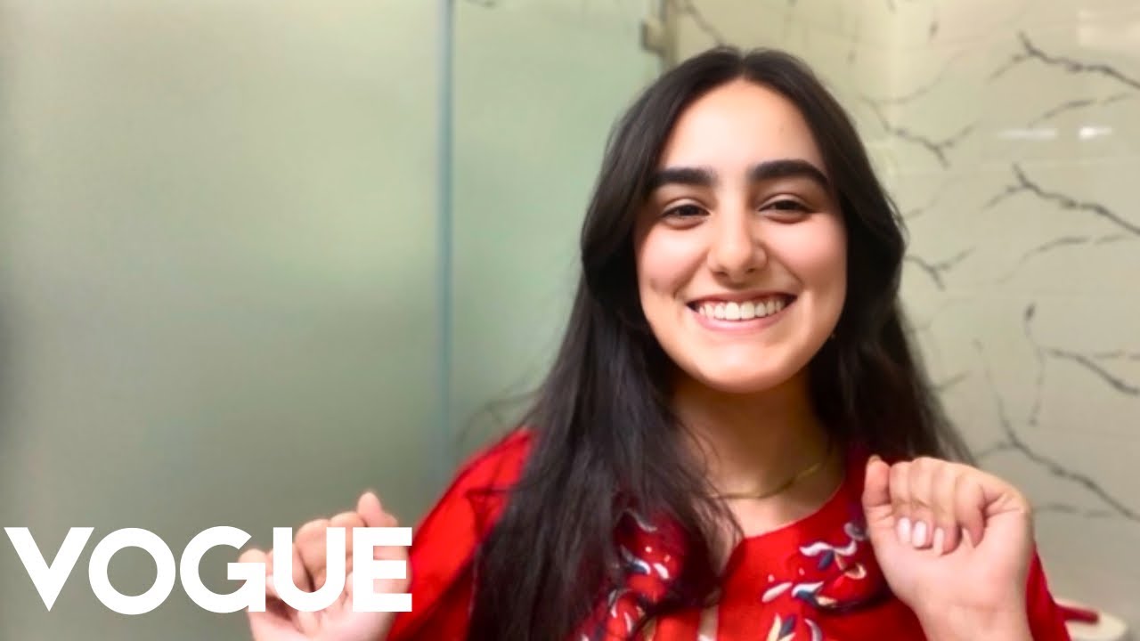 Moroccan version of VOGUE (skincare / makeup )| grwm وجدو معايا نهار ثاني عيد