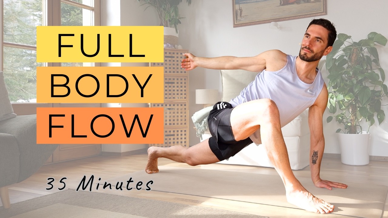 Full Body Yoga Flow | 35 Min | Strength & Flexibility
