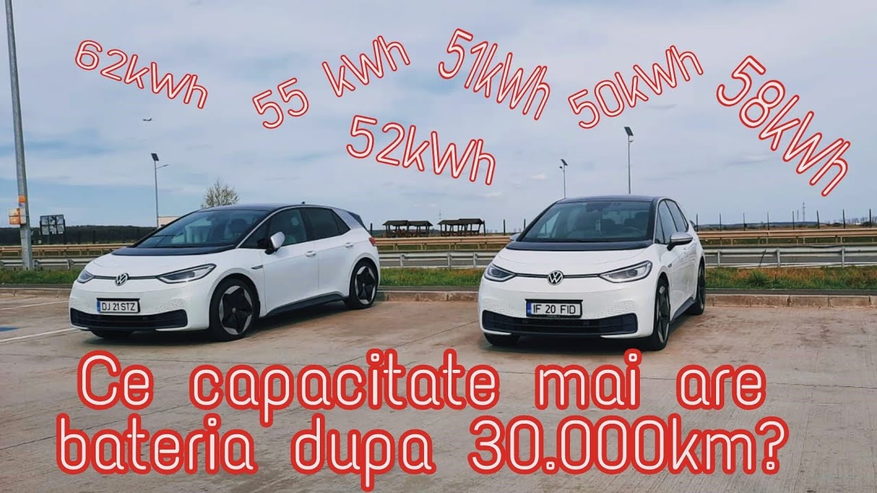Test de capacitate baterie VW ID3 58kWh