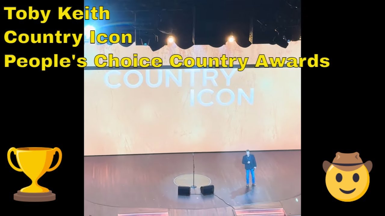 Toby Keith 2023 People’s Choice Country Awards Full Segment Country Icon