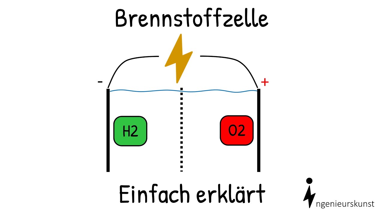 Brennstoffzelle | Aufbau und Funktion - Einfache Erklärung