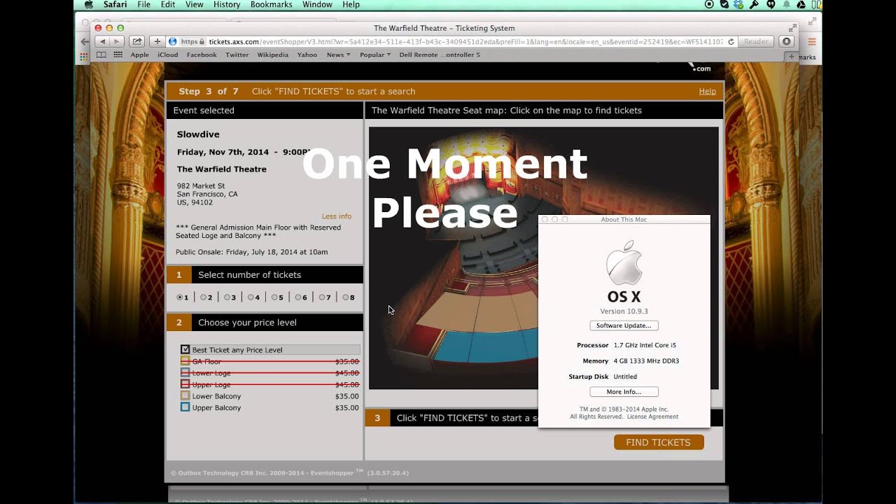 AXS.com ticket buying problem