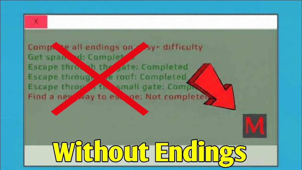Without Completing All Endings Get Menu Mode In Just 2 Minits || School Boy Runaway