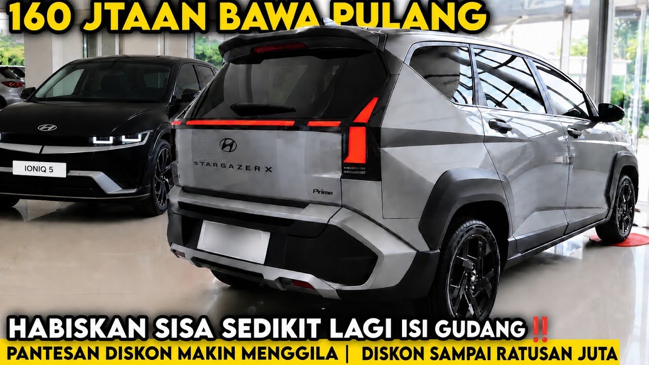 MAKIN NEKAD‼️Mobil Baru Hyundai 160 JUTAAN BAWA PULANG | HYUNDAI DISKON SAMPAI 250 JUTA!