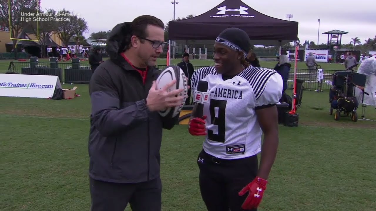 Tyrese Johnson-Fisher talks about how he’s finding changing from rugby to football | ESPN