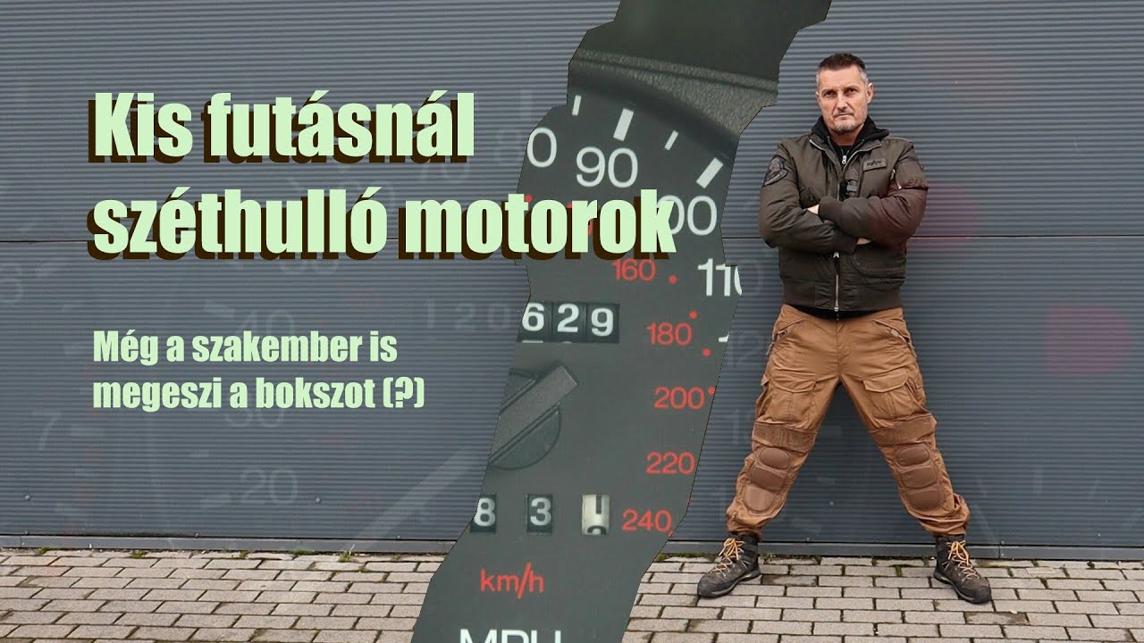 Kis fut&aacute;sn&aacute;l sz&eacute;thull&oacute; motorok: m&eacute;g a szakember is megeszi a bokszot (?)