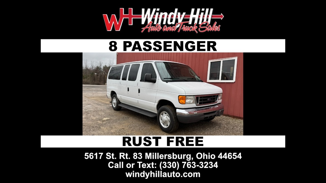 2007 Ford E-150 8 Passenger! SK#WH2660