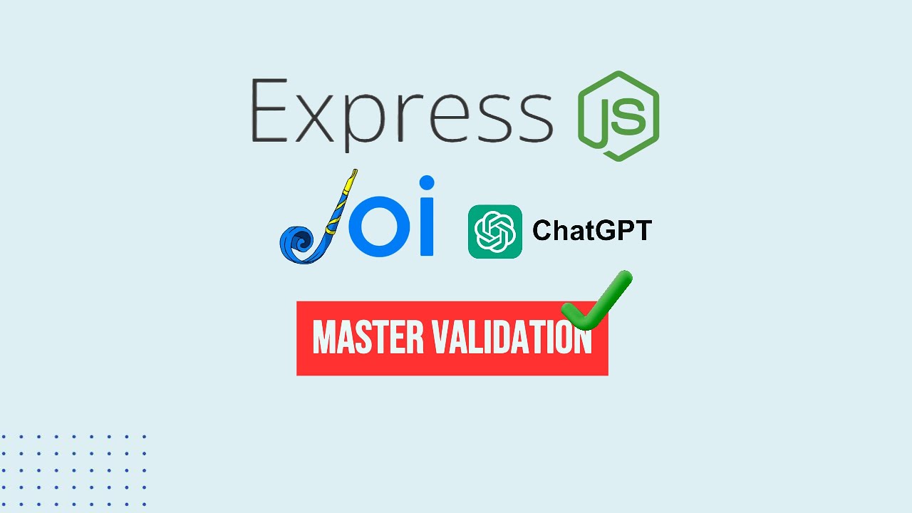 Освойте валидацию Joi для API Node.js!