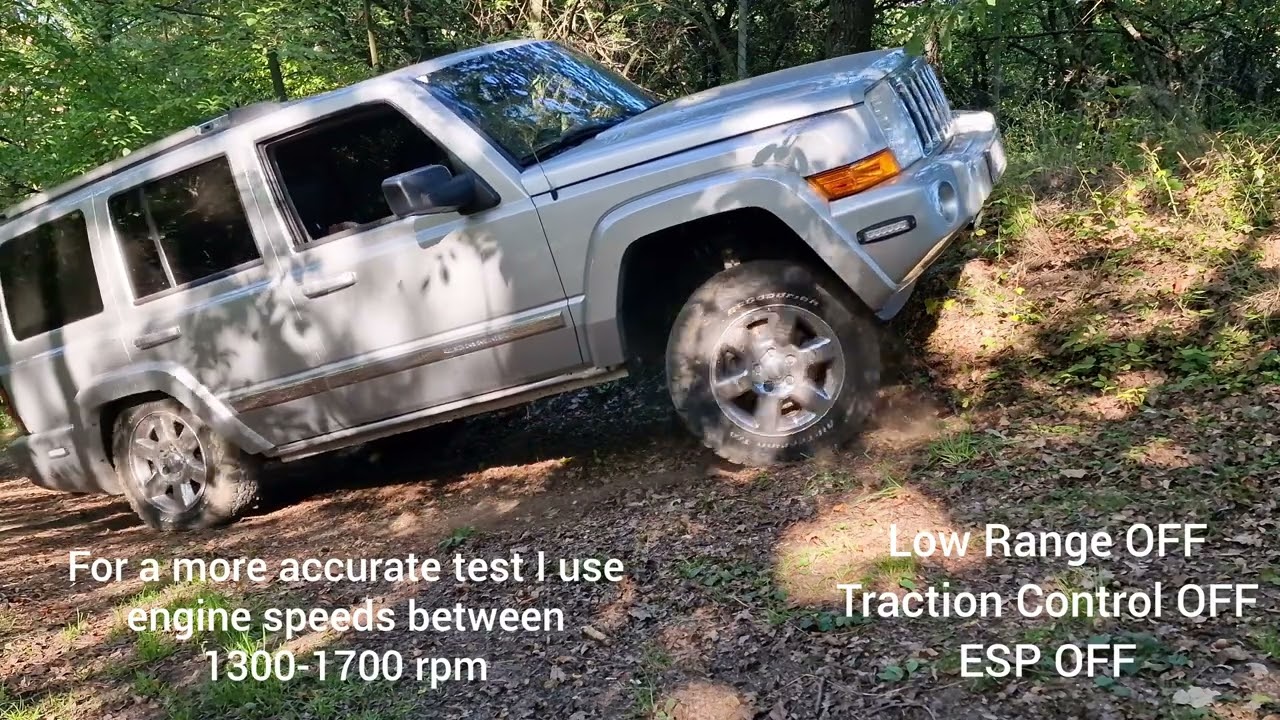 Jeep 4x4 Diagonal Test OffRoad How Quadra Drive 2 works