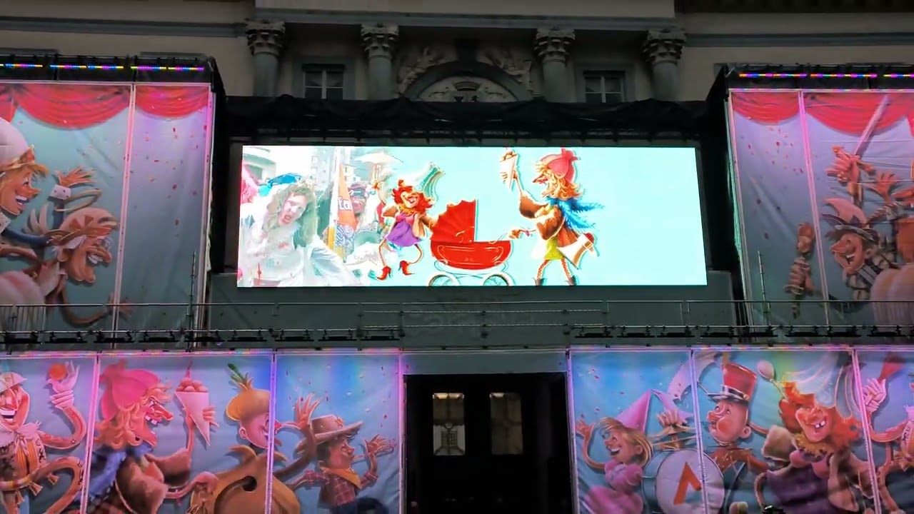 nieuwe carnaval decor van Aalst 2023