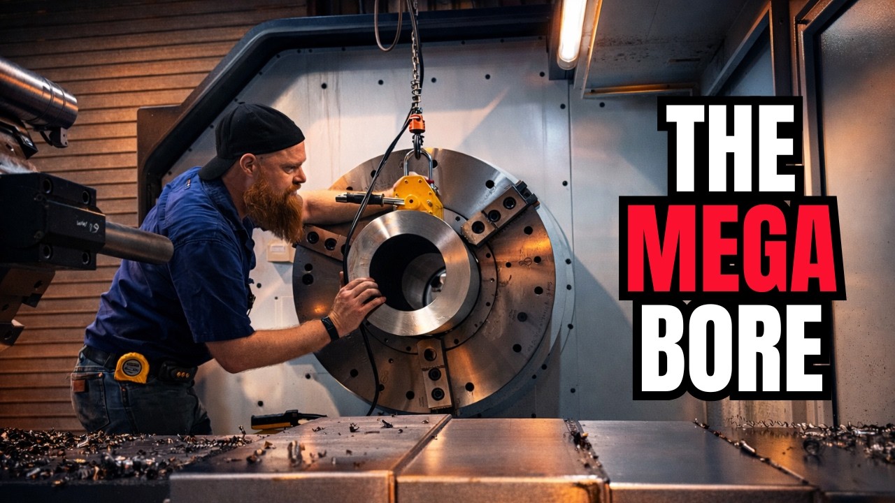 Custom Tools And First Cuts On The Monster MEGABORE!