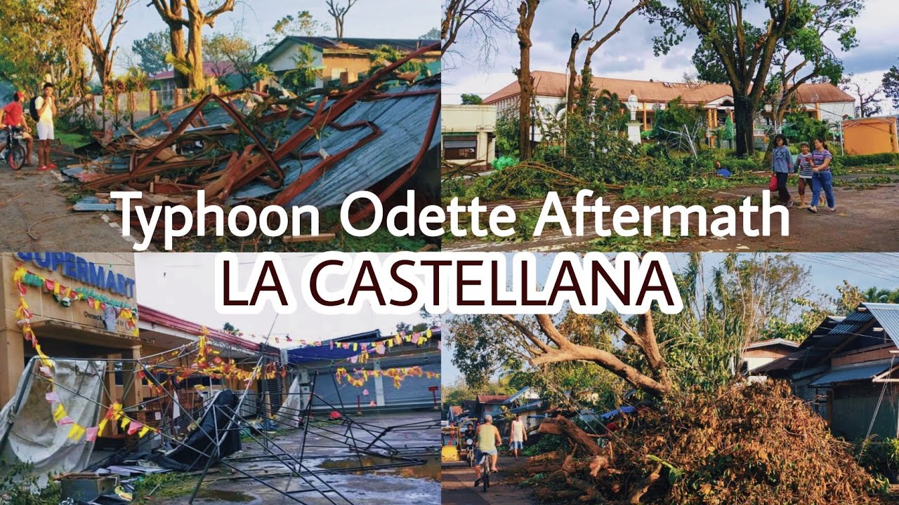AFTERMATH OF SUPER TYPHOON ODETTE (RAI) IN LA CASTELLANA, NEGROS OCCIDENTAL, PHILIPPINES (Raw video)