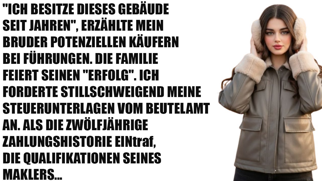 Mein Bruder meldete mein Geschäftsgebäude als seins an – Die Steuerprüfung enthüllte alles