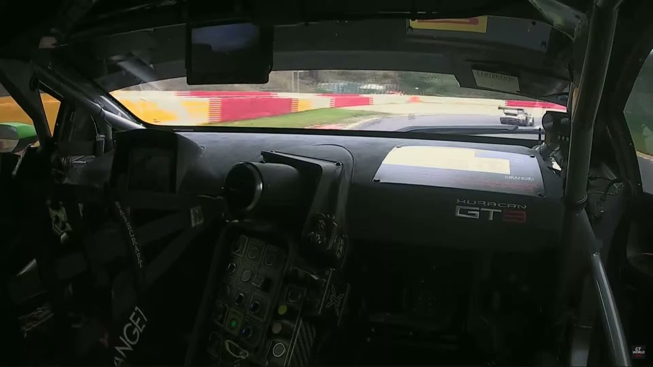 #63 Orange 1 FFF Lamborghini 24h Spa 2021 last 7 Hours