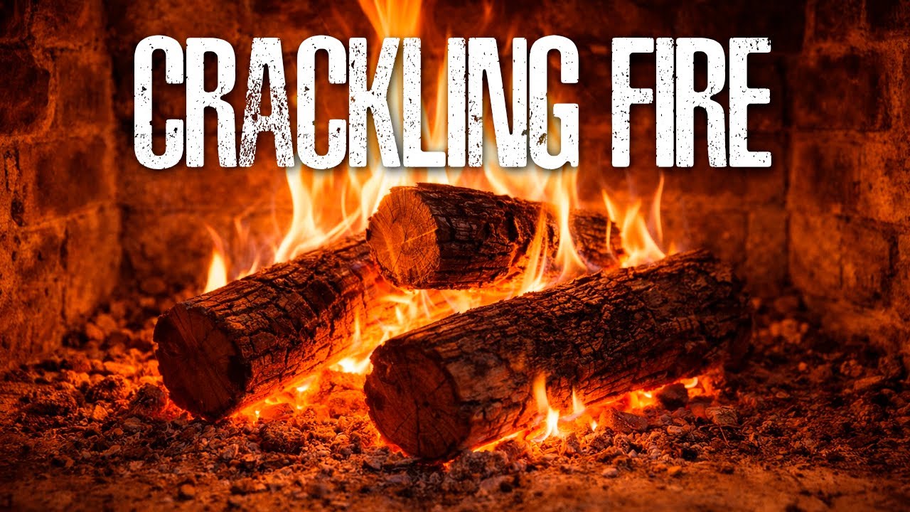Crackling Fireplace 🔥 Relaxing Fire Sounds