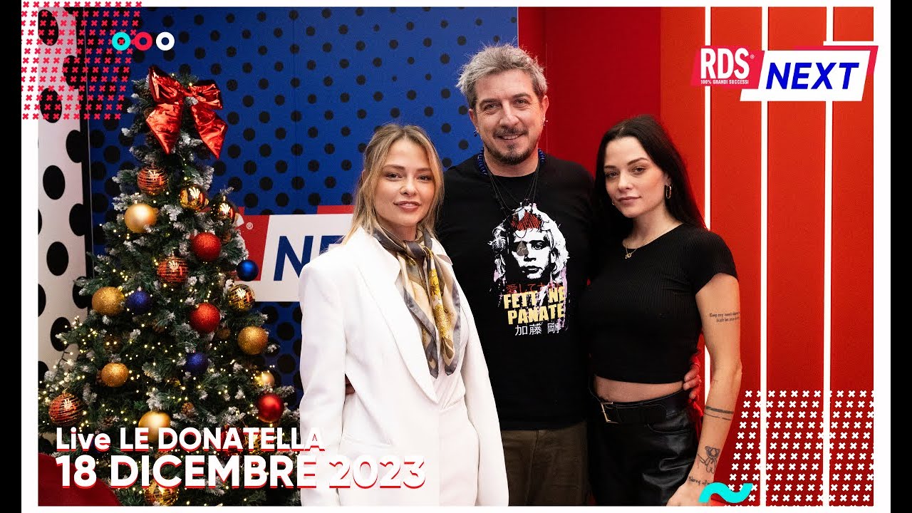 PAOLO RUFFINI SI RACCONTA ALLE DONATELLA   - LE DONATELLA 18/12/2023
