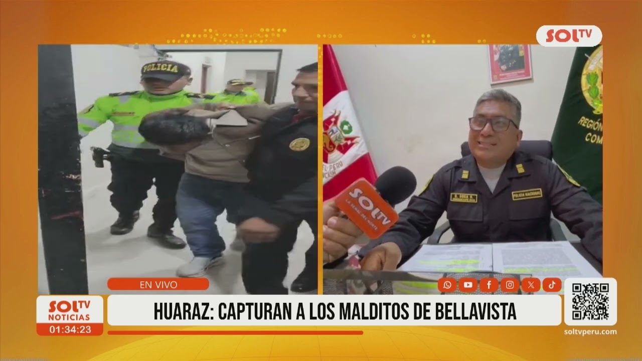 Huaraz: capturan a 
