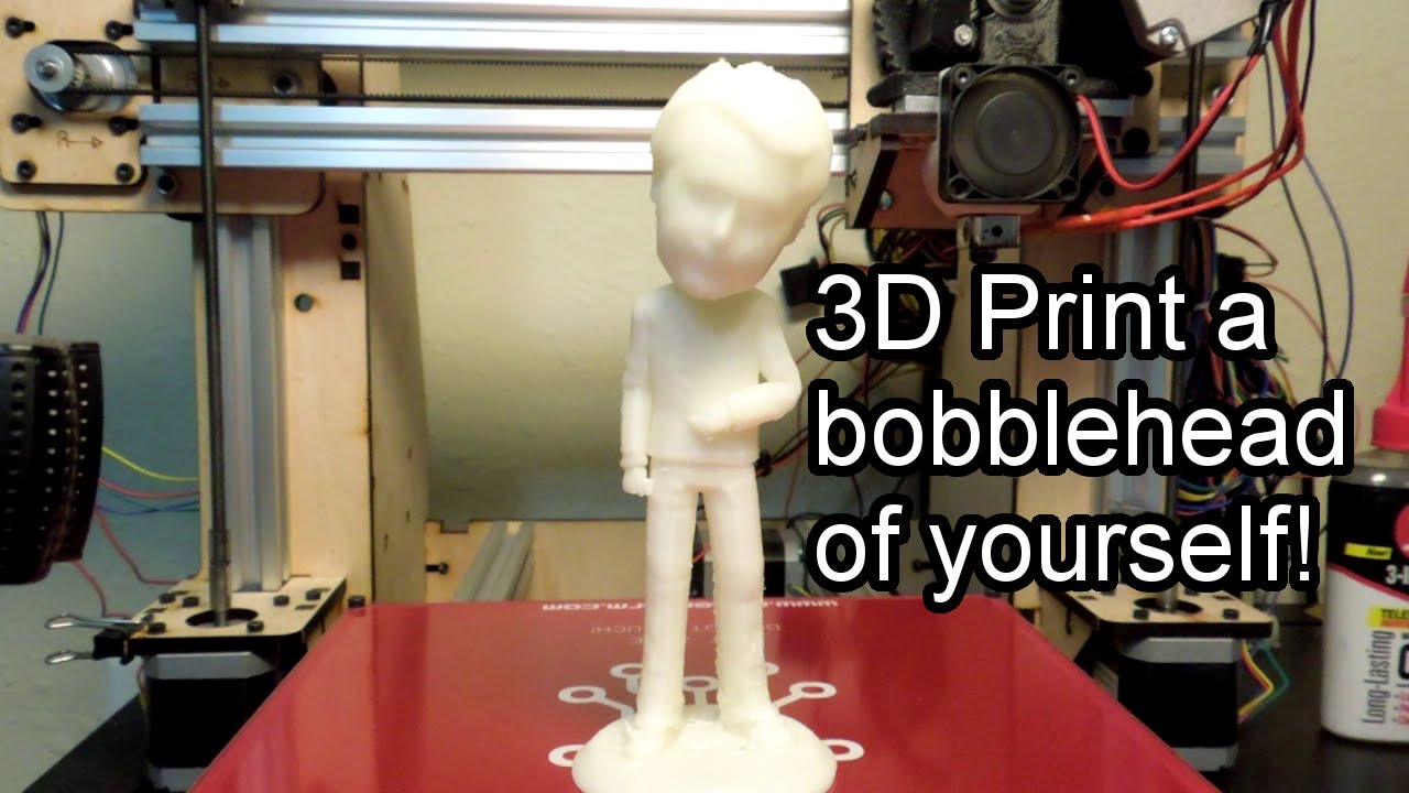 My Personalized Bobble Head (made from a 3D Scan on myself)