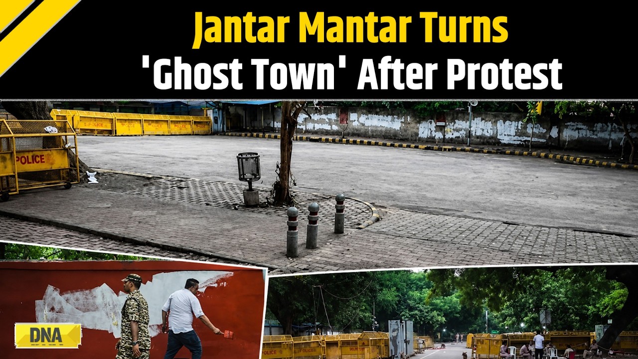 Delhi News: Jantar Mantar Turns 'Ghost Town' As CJP Protest Ends & Protestors Go Back Home