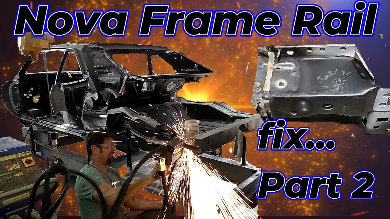 1970 Nova frame rail, trunk pan, floor section and side cowl part 2